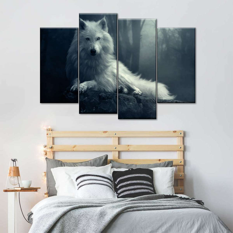 Simple Wolf Wall Art