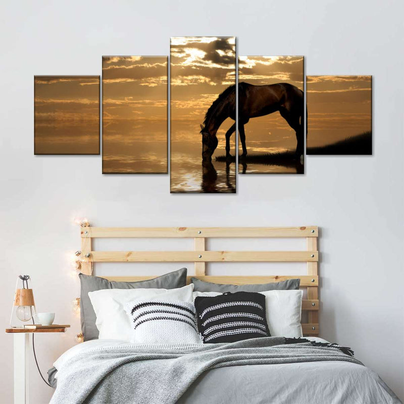 Lone Arabian Horse Wall Art