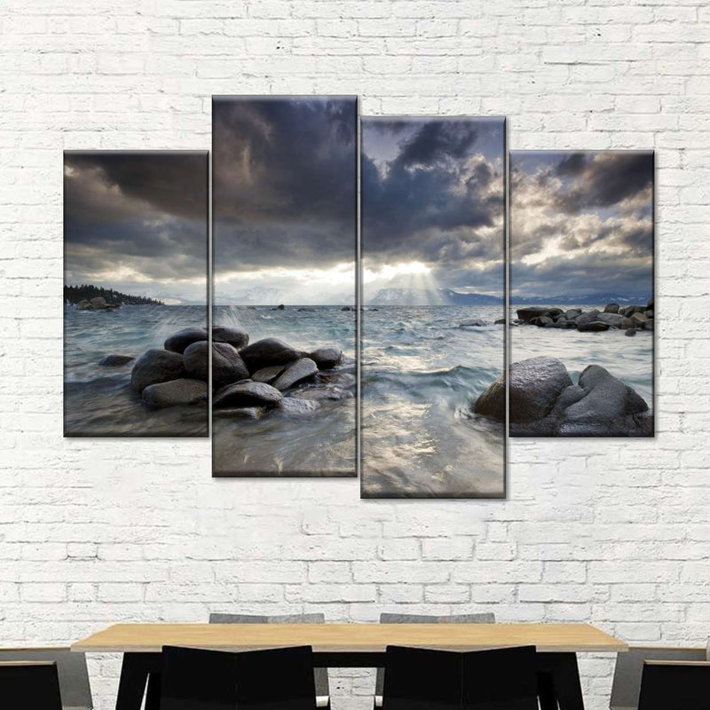 Sunlit Lake Tahoe Wall Art