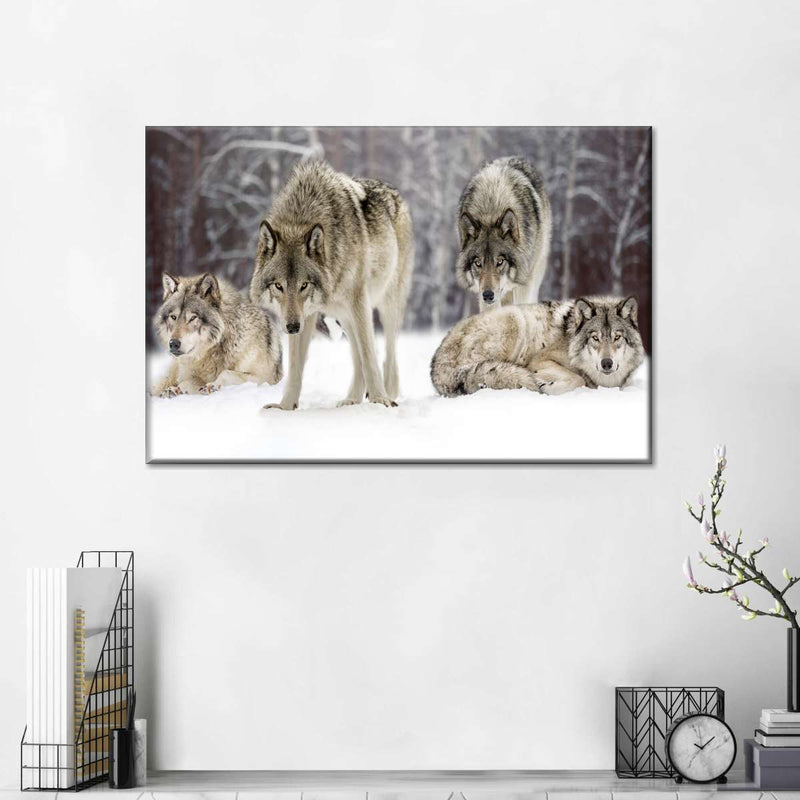 Wolf Pack Wall Art