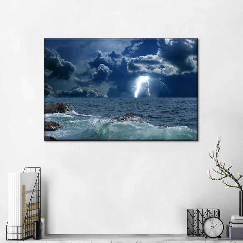 Ocean Storm Bolt Wall Art