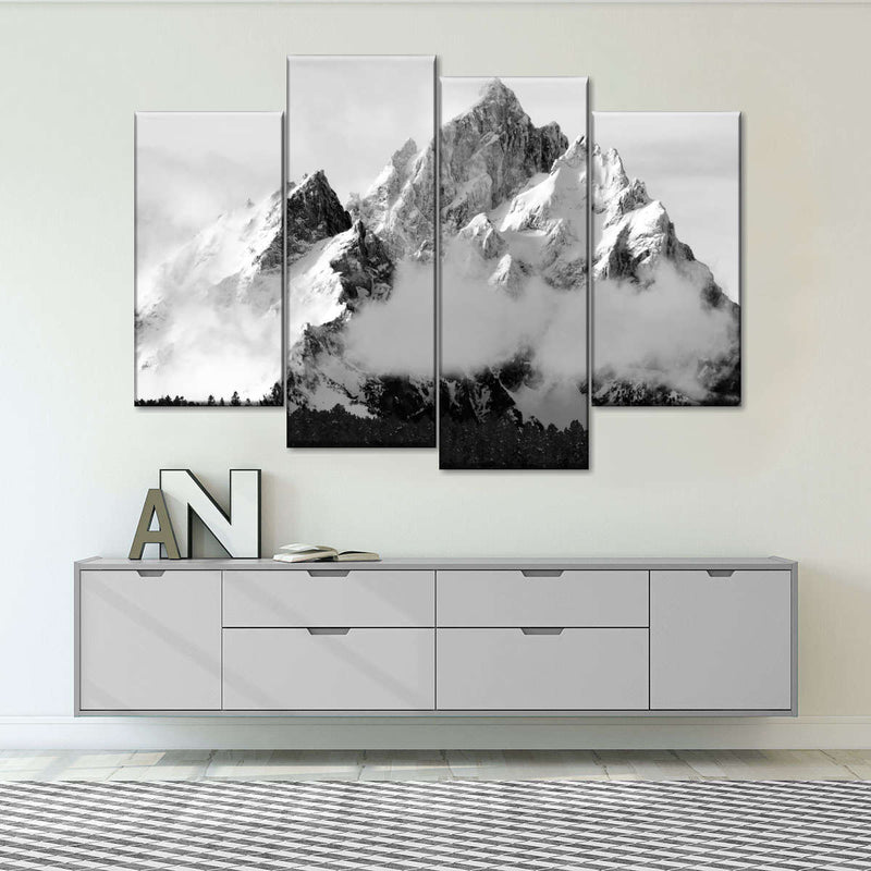 Snowcapped Grand Tetons Wall Art