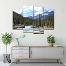 Rocky Mountains River Wall Art