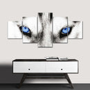 Husky's Eyes Wall Art