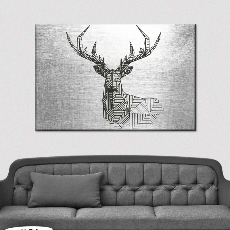 Geometric Deer Wall Art