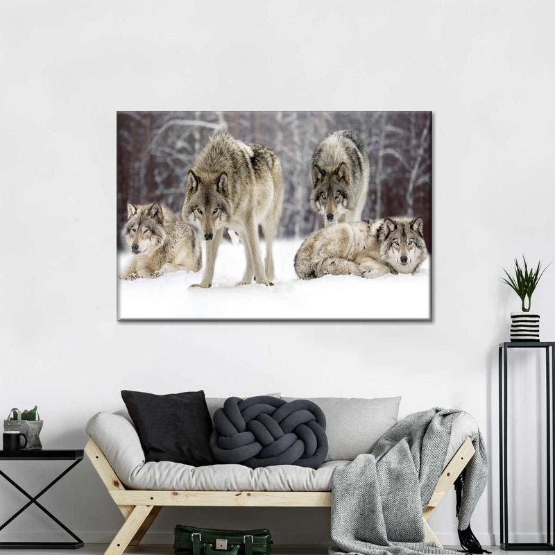 Wolf Pack Wall Art