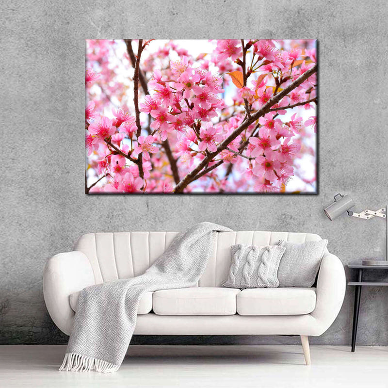 Oriental Cherry Blossom Wall Art