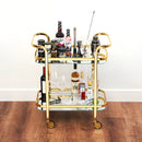 Antique Gold Bar Cart by Viski