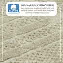 100% Cotton Checkered Jacquard Bath Towel Set - Giuliana Collection by Great Bay Home