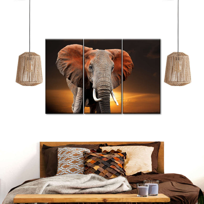 Kenyan Elephant Wall Art