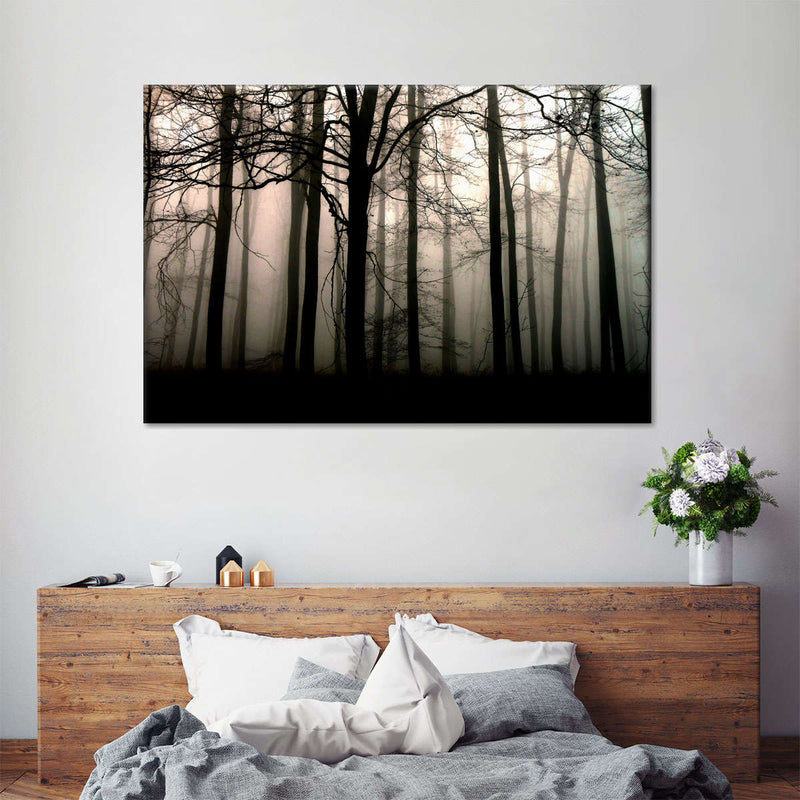 Dead Tree Silhouettes Wall Art