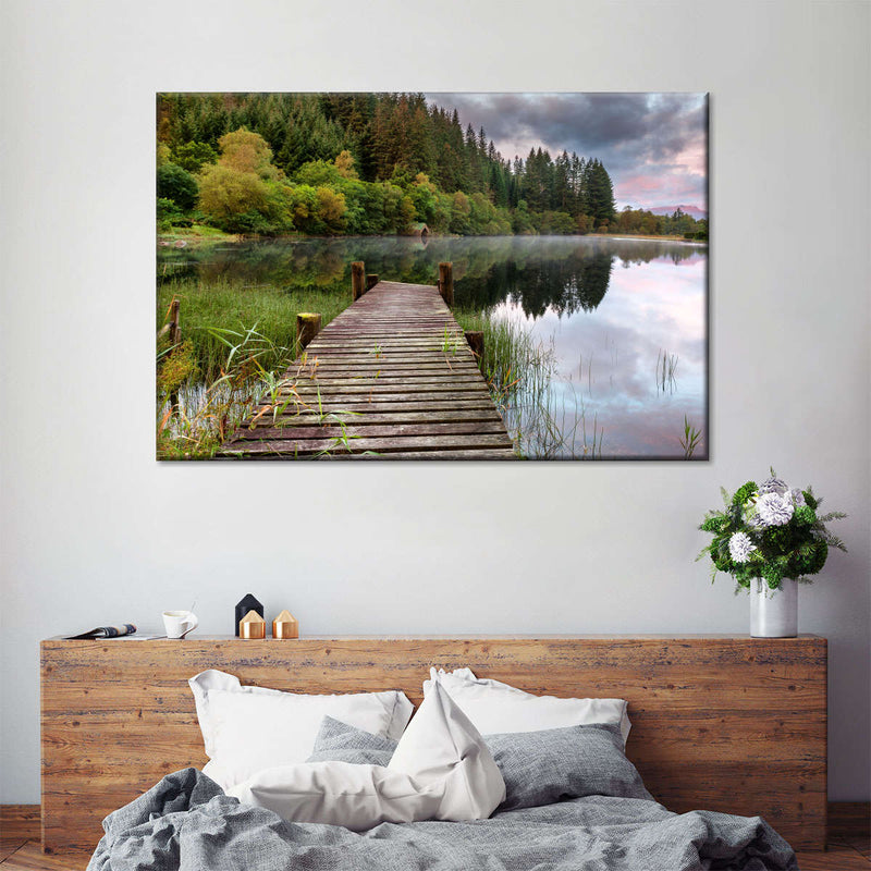 Loch Ard Boathouse Wall Art