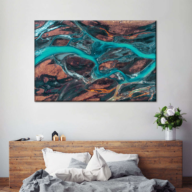 Icelandic River Wall Art