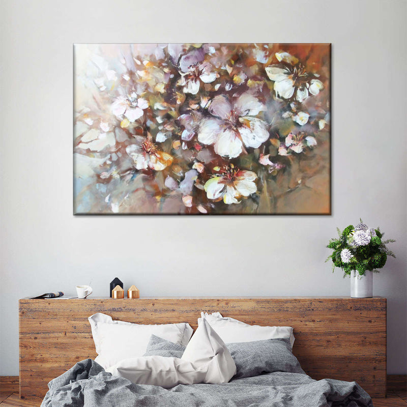 Abstract Almonds Blossom Wall Art