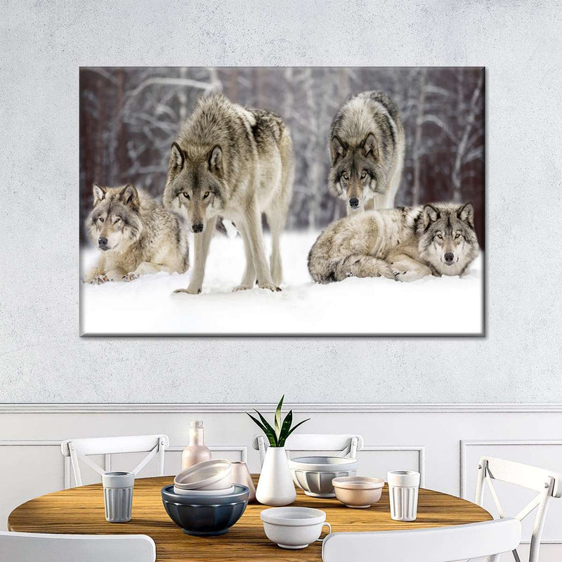 Wolf Pack Wall Art