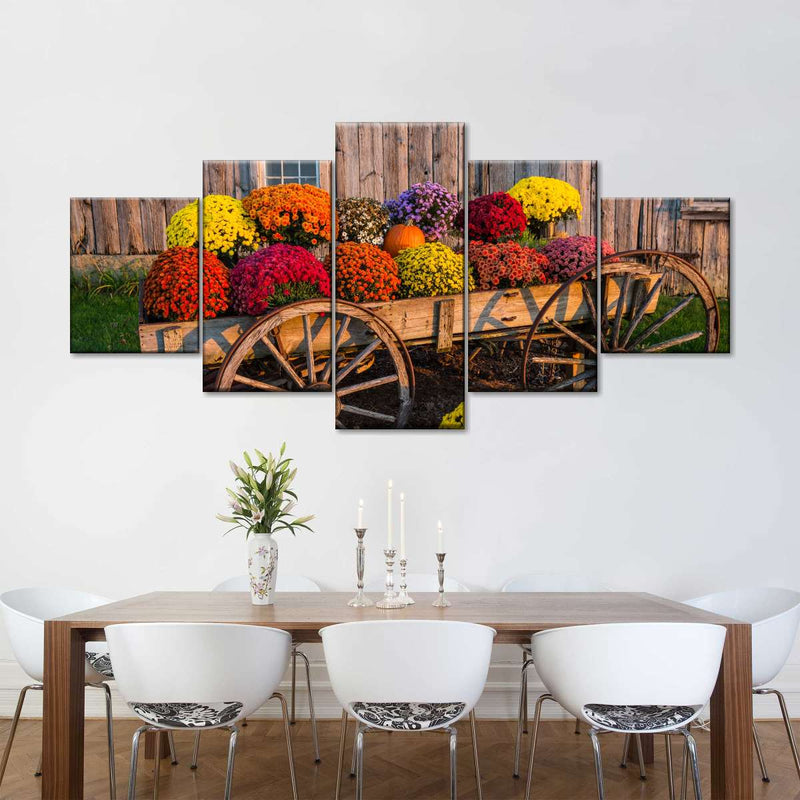 Flower Vending Stall Wall Art