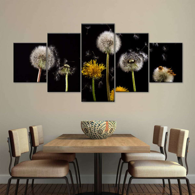 Dandelion In The Wind Wall Art