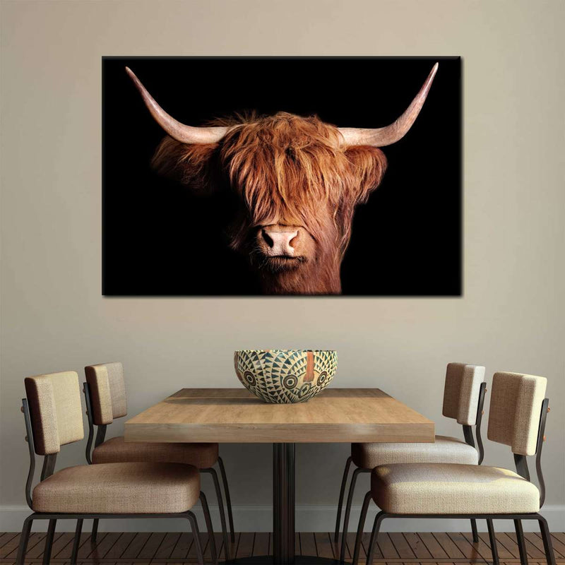 Scottish Highland Cow Wall Art