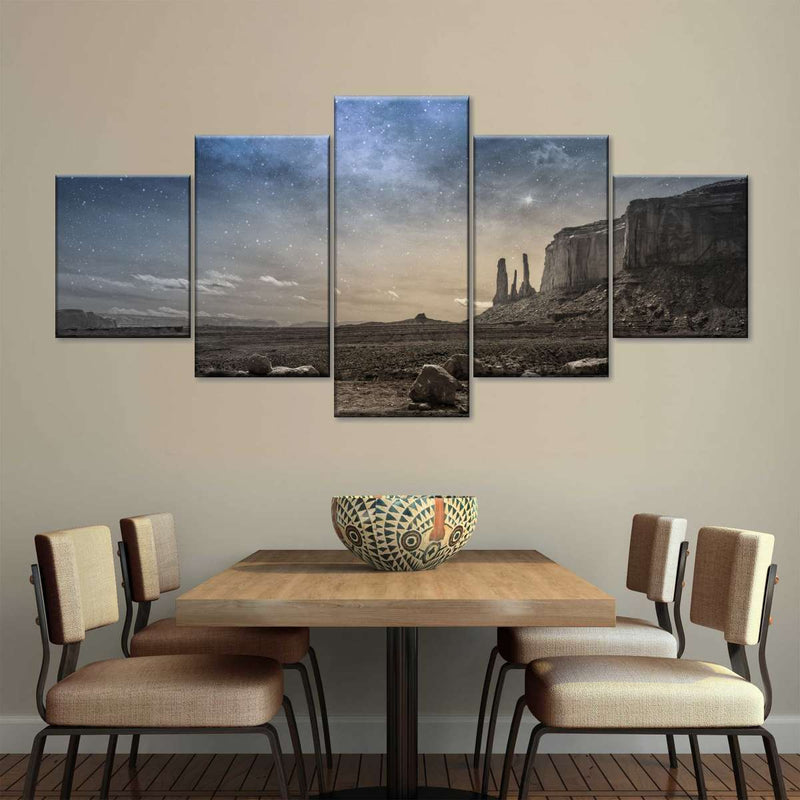 Simple Night Sky Wall Art