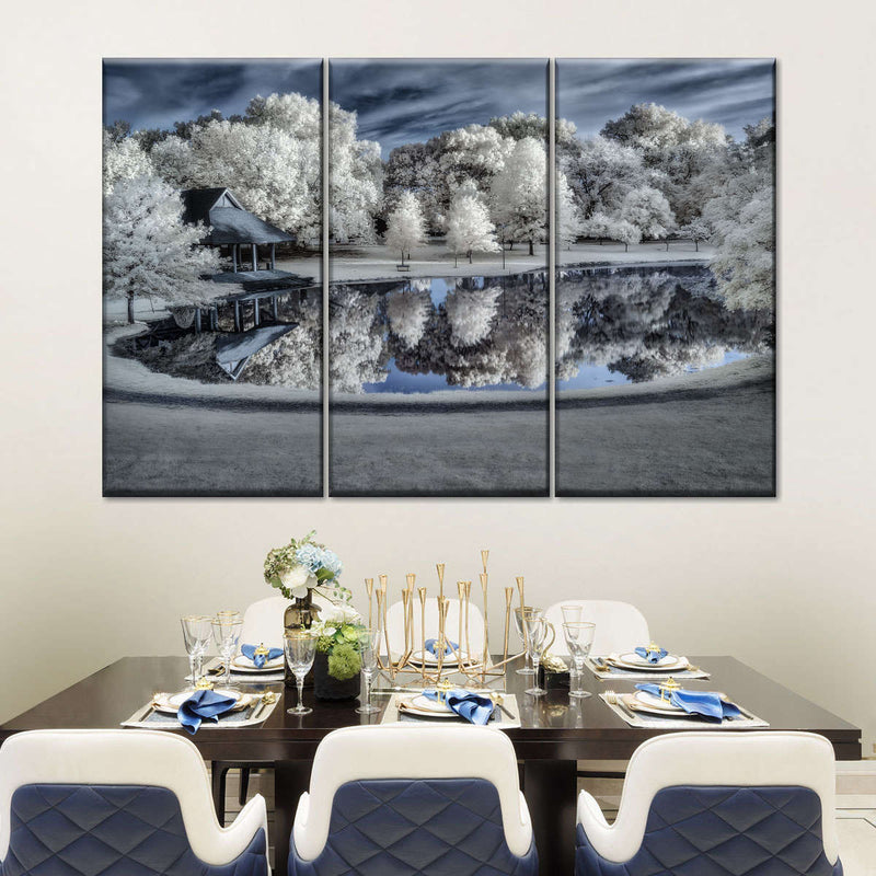 Winter Nightscape Wall Art