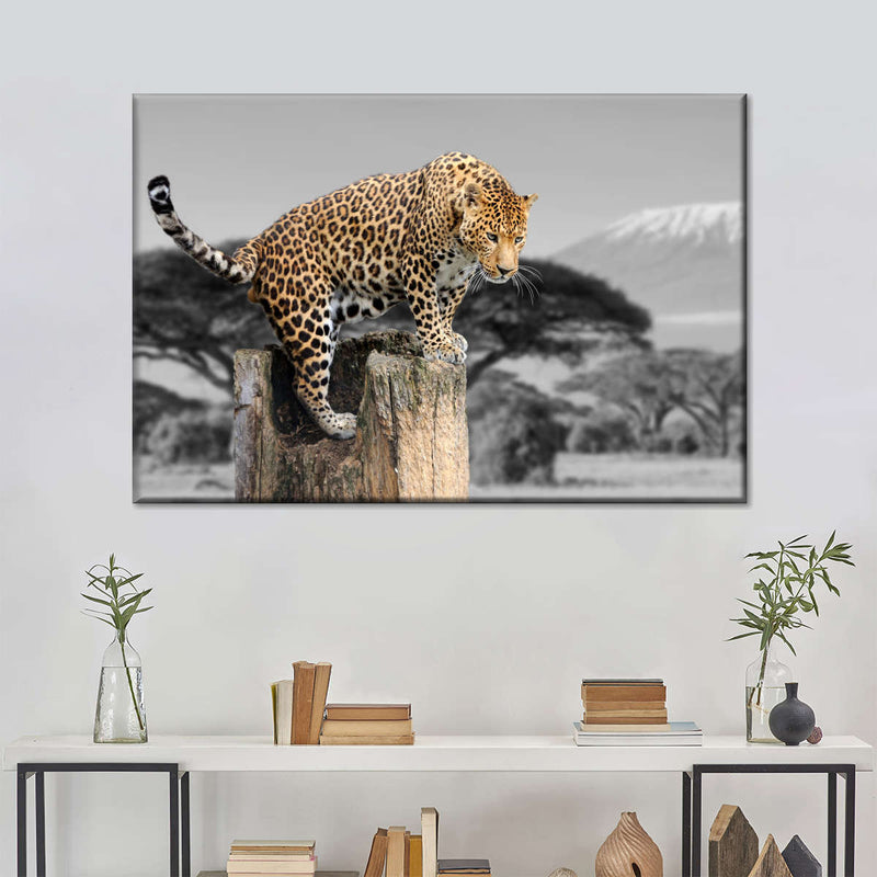 Pop African Leopard Wall Art