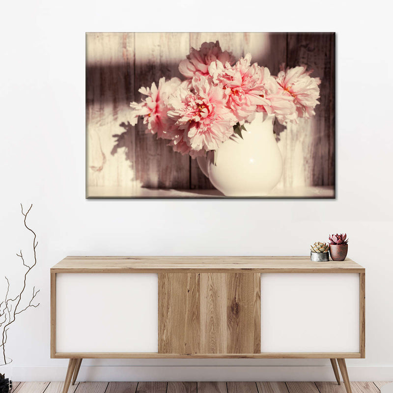 Sun Bright Peonies Wall Art