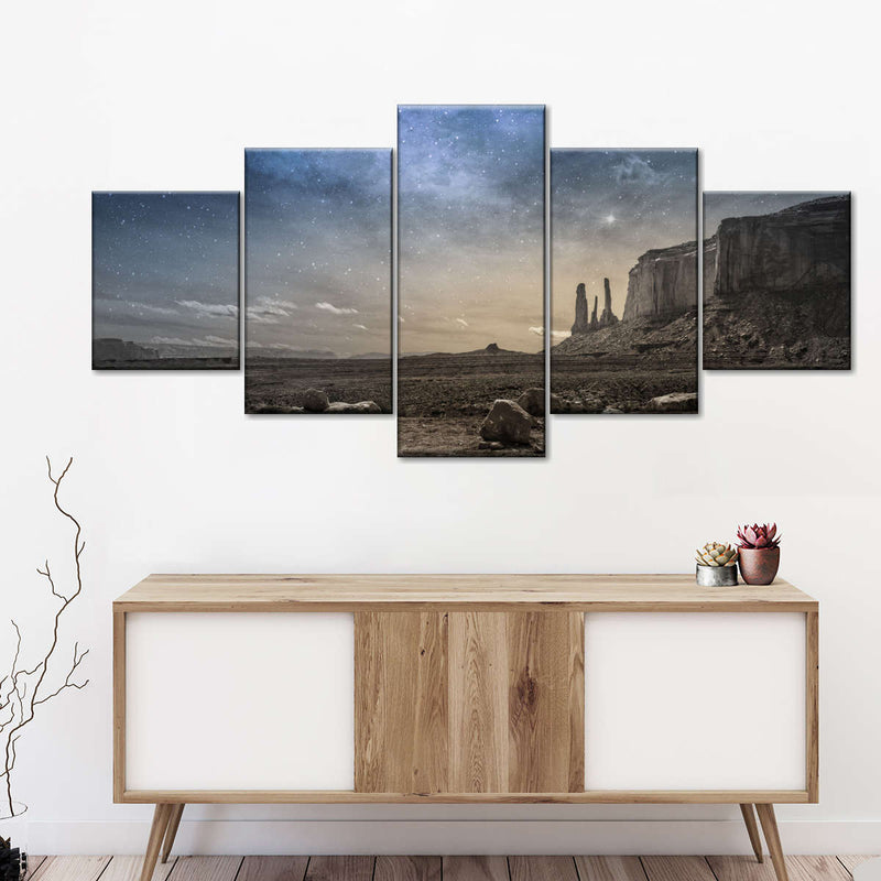 Simple Night Sky Wall Art