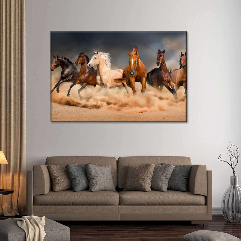 Desert Roaming Horses Wall Art