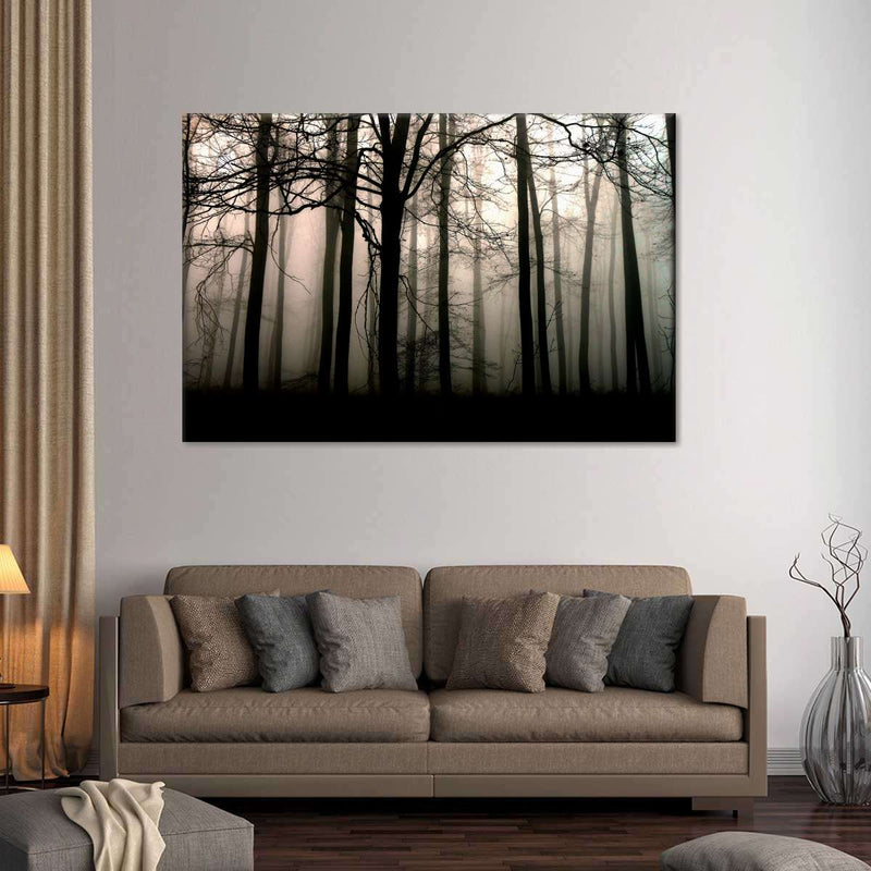 Dead Tree Silhouettes Wall Art