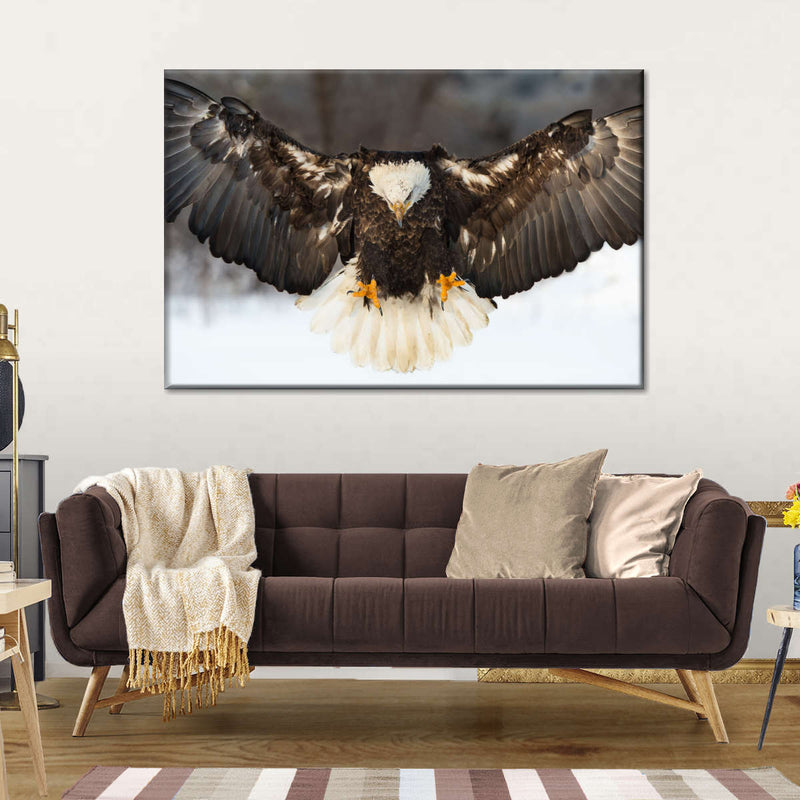 Bald Eagle Landing Wall Art