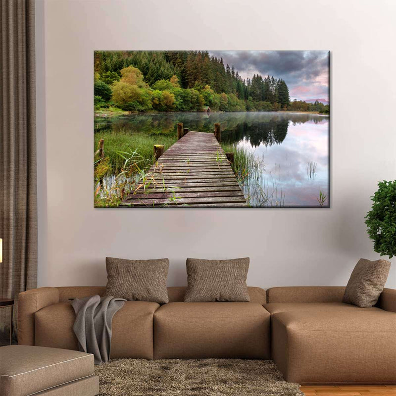 Loch Ard Boathouse Wall Art