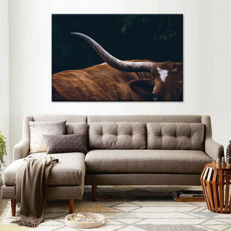 Cow Texas Longhorn Wall Art