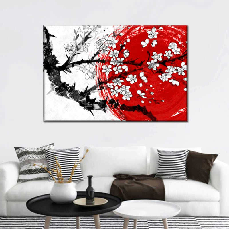 Japan Cherry Blossom Wall Art