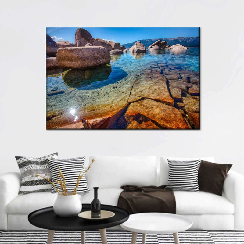 Lake Tahoe Stones Wall Art