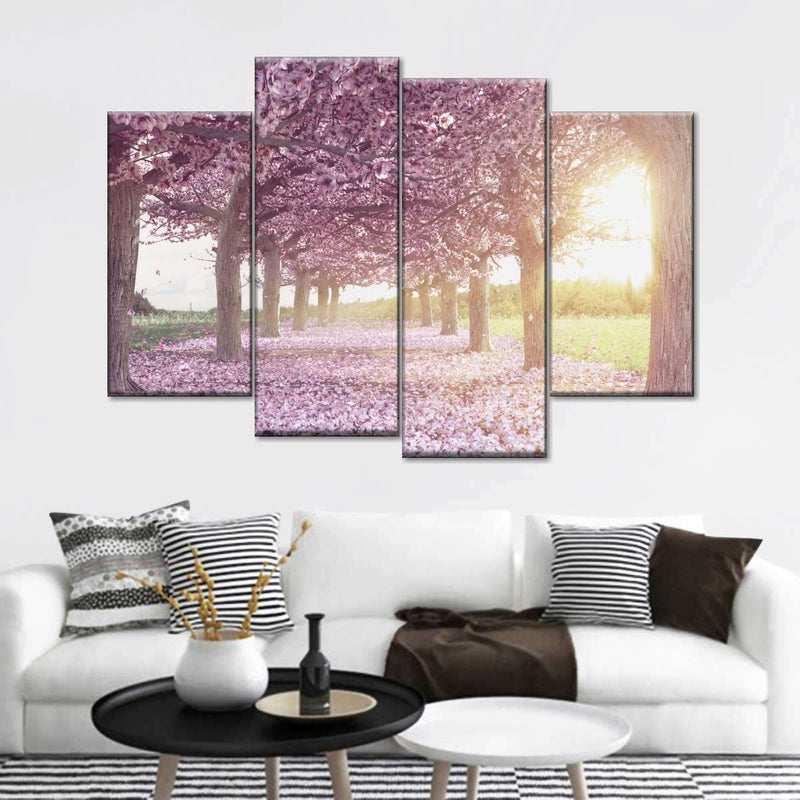 Cherry Blossom Morning Wall Art