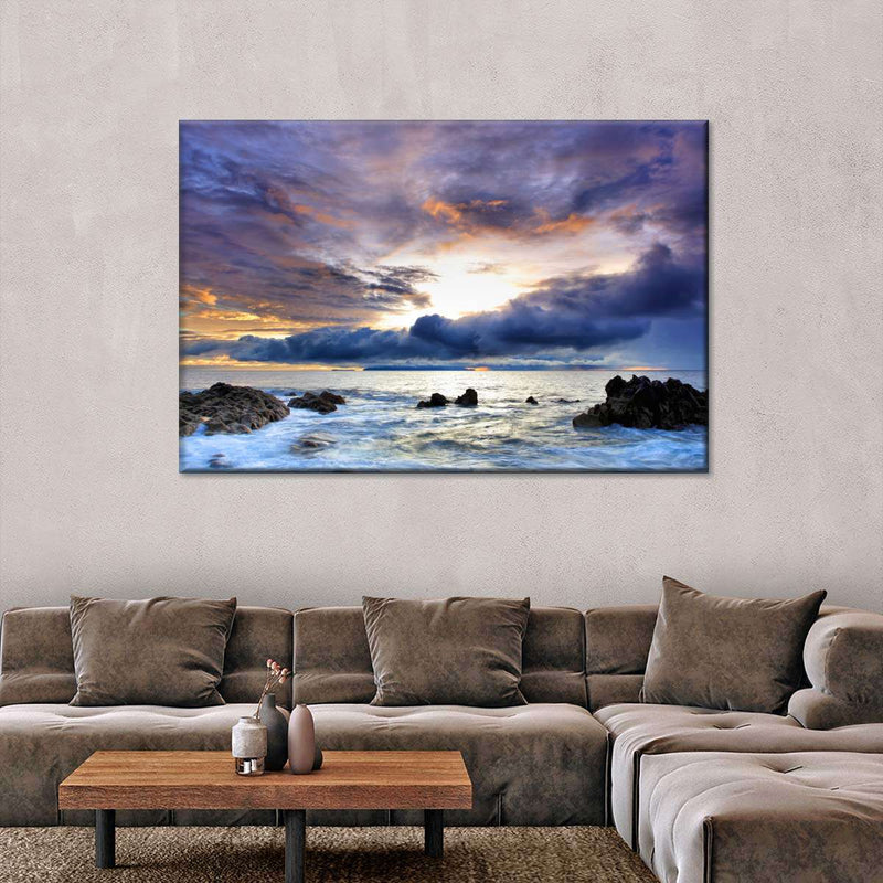 Storm At Cannon Beach Wall Art