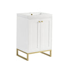 James Martin Chianti 24" Single Bathroom Vanity, Glossy White