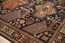 4x6.5 Vintage Romanian Akstafa Design Rug