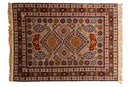 4x5.5 Vintage Romanian Shirvan Design Rug