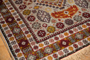 4x5.5 Vintage Romanian Shirvan Design Rug