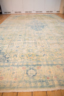 9x14.5 Vintage Distressed Bulgarian Herati Design Carpet