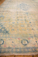9x14.5 Vintage Distressed Bulgarian Herati Design Carpet