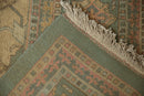 10x13.5 New Tea Washed Indian Soumac Design Carpet