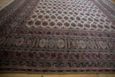 12.5x12.5 Vintage Fine Pakistani Bokhara Design Square Carpet