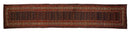 3.5x20.5 Vintage Hamadan Rug Runner