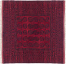 15x15 Vintage Afghani Ersari Design Square Carpet