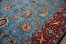 8.5x13 Vintage Qom Carpet