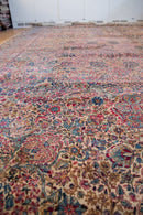11.5x19.5 Vintage Lavar Kerman Carpet