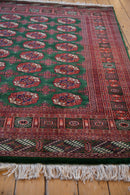 6x6.5 Vintage Fine Pakistani Bokhara Design Square Carpet
