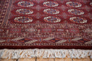 6x6.5 Vintage Fine Pakistani Bokhara Design Square Carpet